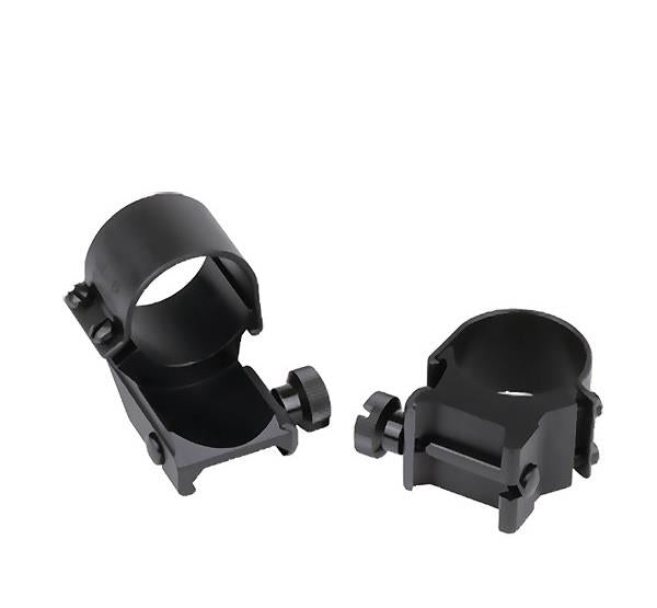 Weaver Medium Extension Top Mount 1" Rings (Gloss Black)