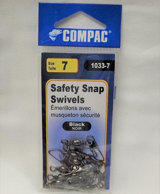 Compac Swivels w/ Safety Snap - #7
