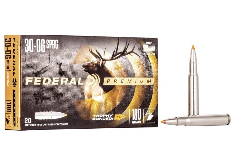 Federal Premium Trophy Bonded Tip 30-06 SPRG 180 Gr.