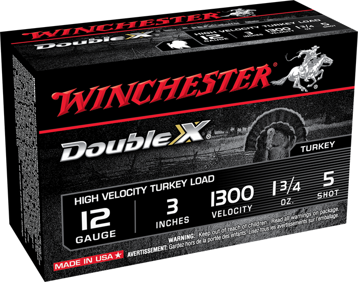 Winchester Double X 12 Gauge 3'' 1-3/4 OZ #5 1300 FPS