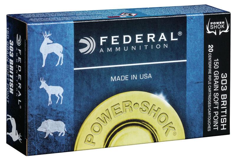 Federal Power Shok 303 British 180 Gr. SP