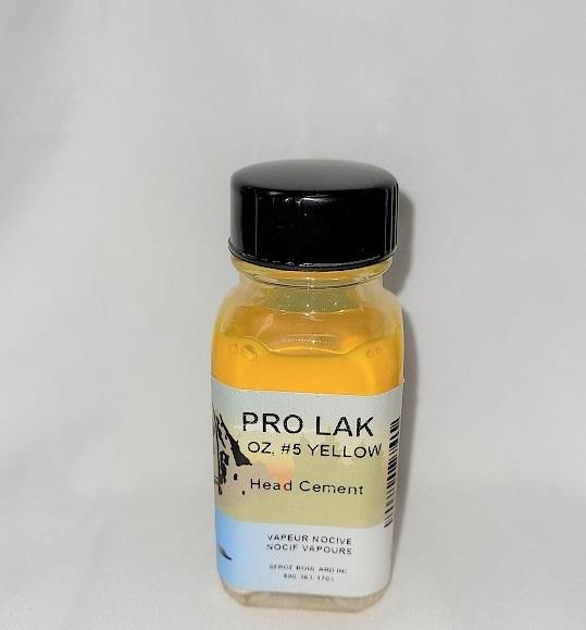 Shor - Pro Lak Head Cement Yellow 1oz