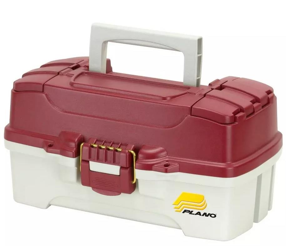 Plano One-Tray Tackle Box - Maroon/Sandstone