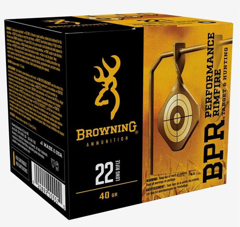 Browning BPR 22LR, 40 Grain Performance Rimfire