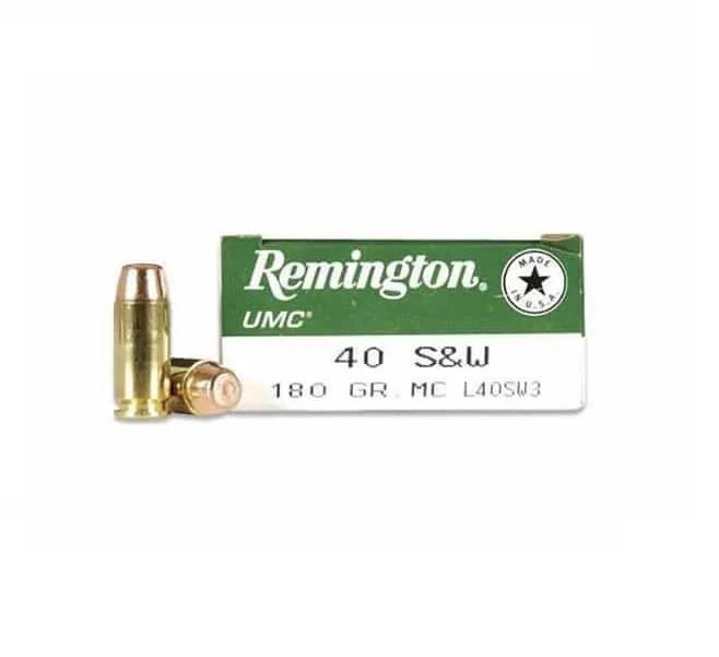 Remington UMC 40 S&W 180 Gr. MC