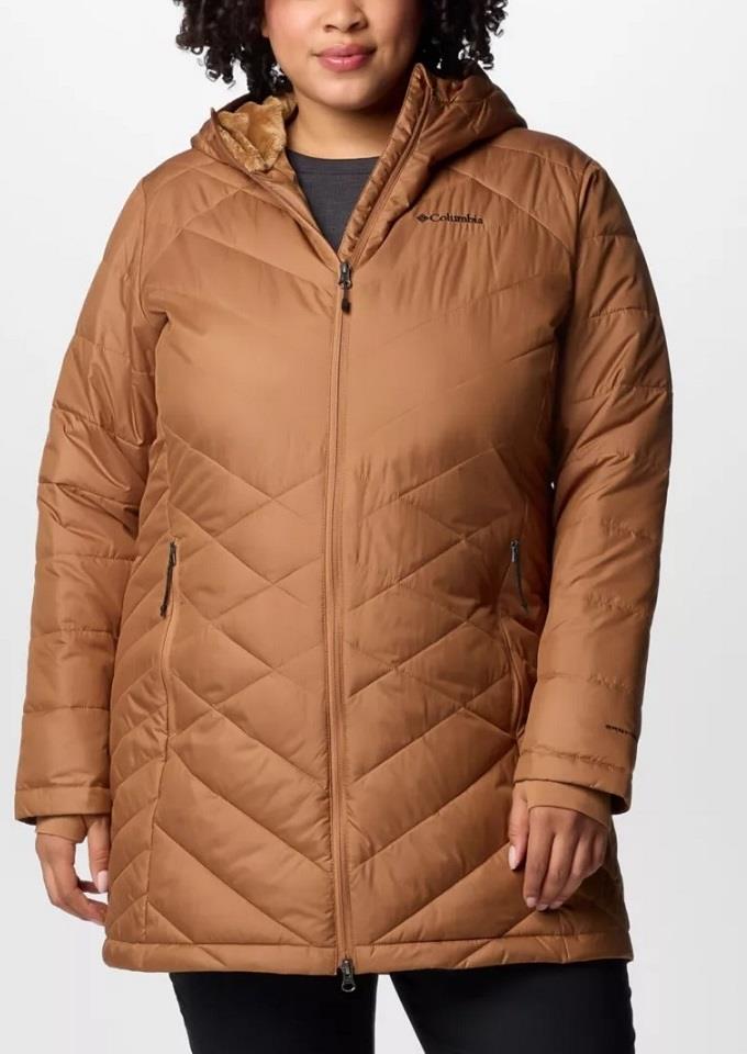 Columbia Heavenly Long Hooded Jacket - Plus
