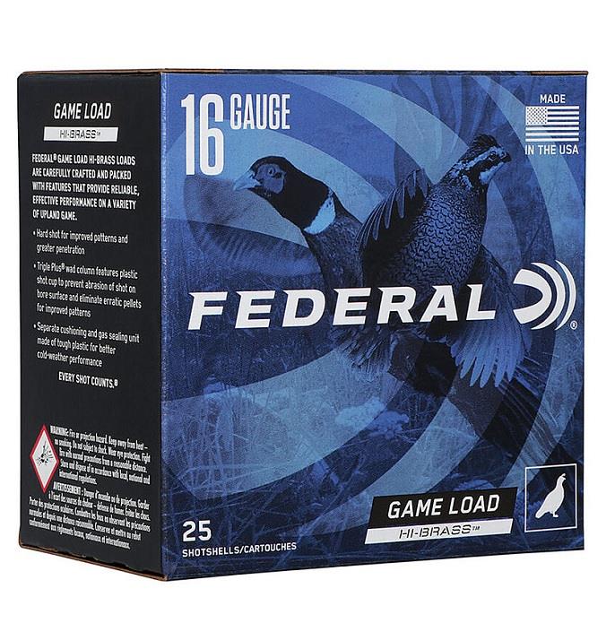 High Brass Game Load 16 Gauge 2-3/4" 1-1/8 OZ #6