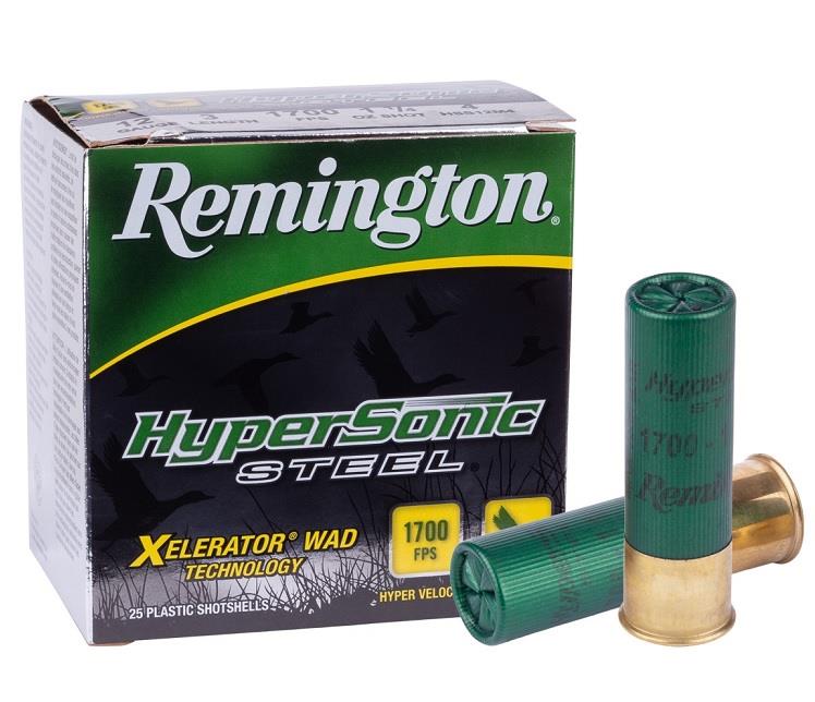 Hypersonic Steel 12 GA 3'', 1-1/4oz #4 1700 FPS - 25 Rounds