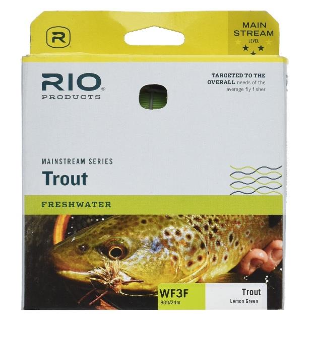 RIO Mainstream Trout WF3F Lemon Green