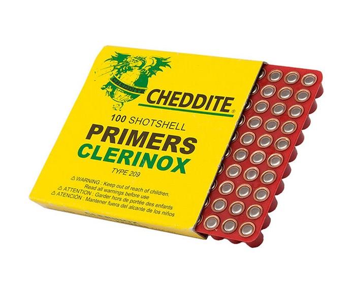 Cheddite 209 Primers, Tray of 100