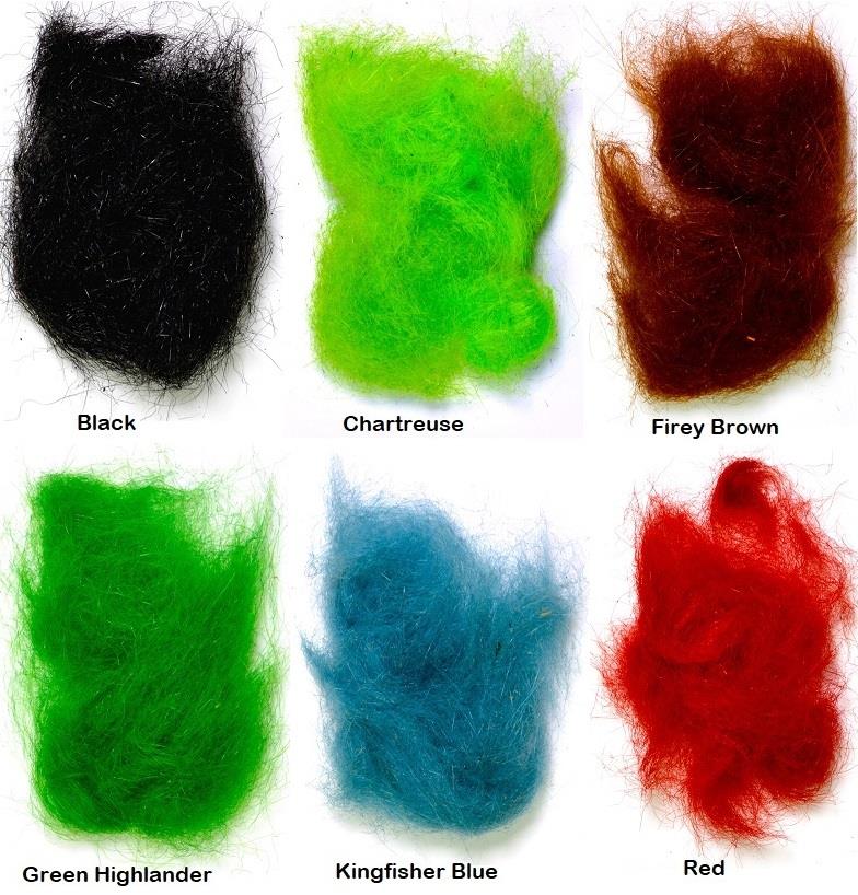 Seal Fur Dubbing Dyed