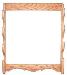 4 Gun Wooden Wall Rack