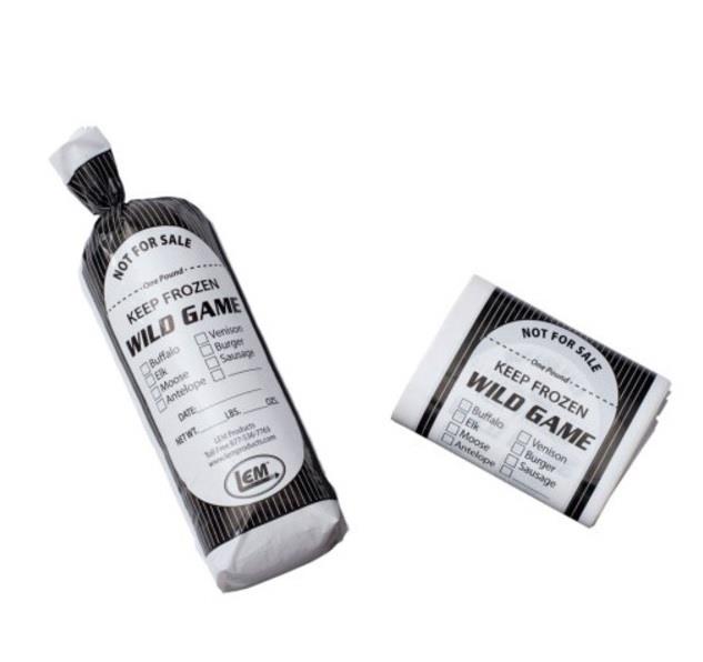 LEM 1 lb. Wild Game Bags - 25 count