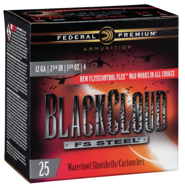 Federal Black Clous 12 Gauge 2-3/4'' 1-1/8 OZ # 4 1500 FPS