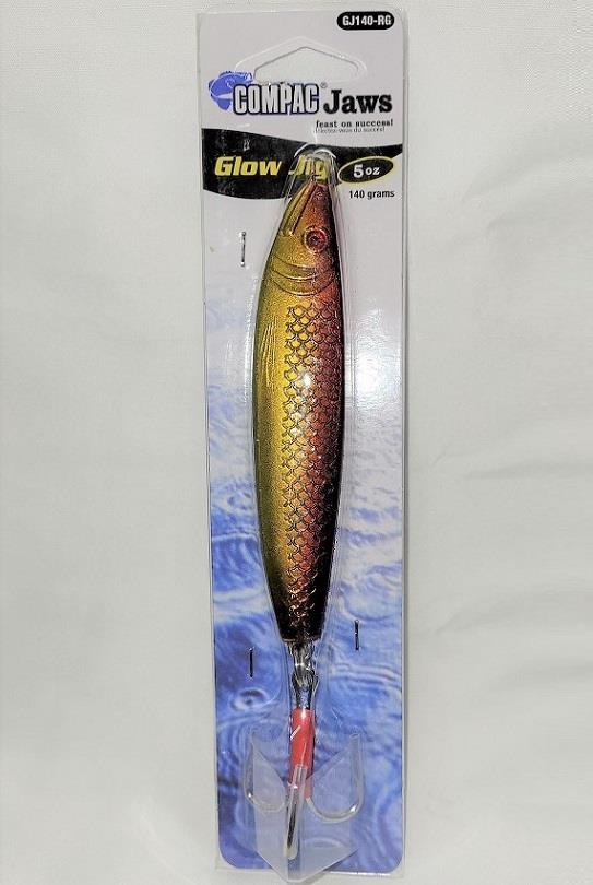 Compac Glow Jigger 5oz Red/Gold