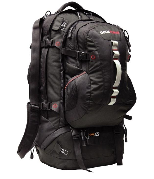 ObusForme Trip 65 + 25 Travel Pack - Black