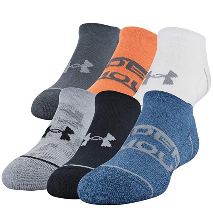 UA Essential Lite Socks 6pk - Youth Boys