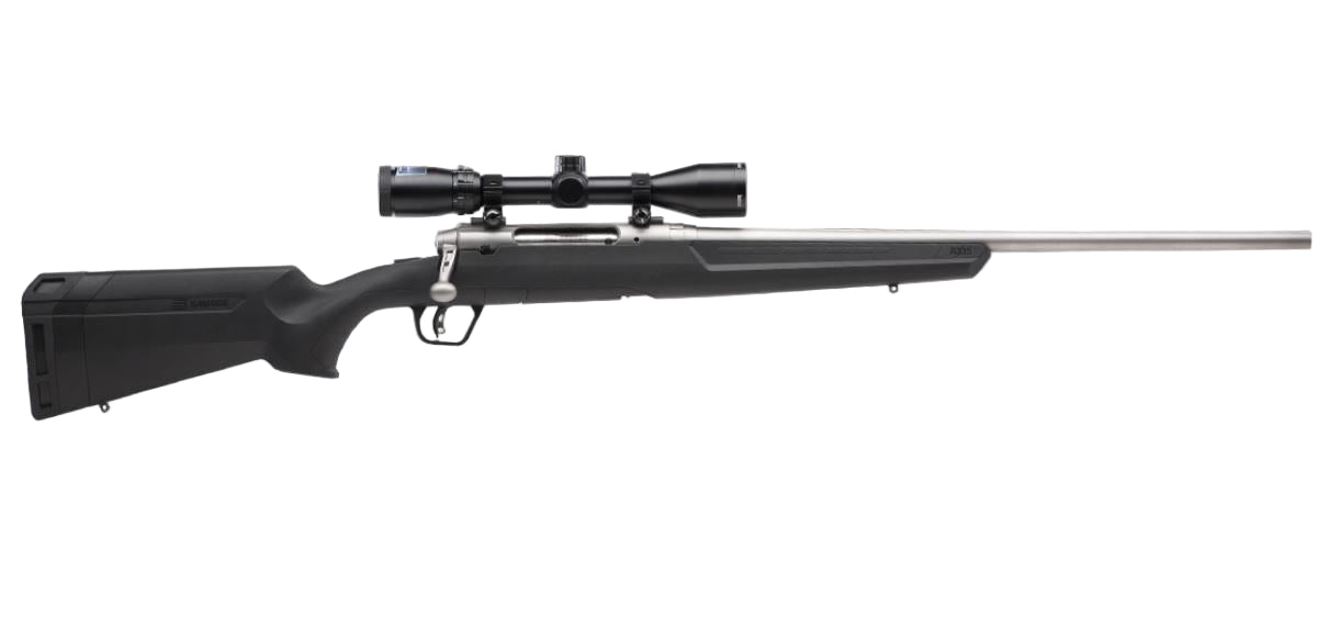 Savage Axis XP Stainless 223 Rem W/ Weaver Scope 3-9x40
