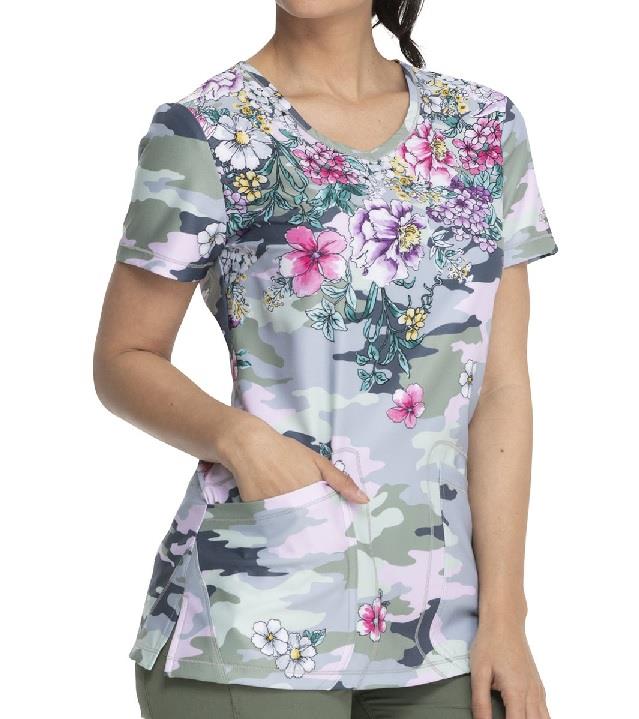 Dickies Womens V-Neck Scrub Top