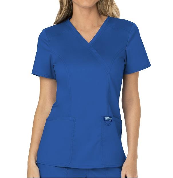 Cherokee WW Revolution Mock Wrap Top - Womens