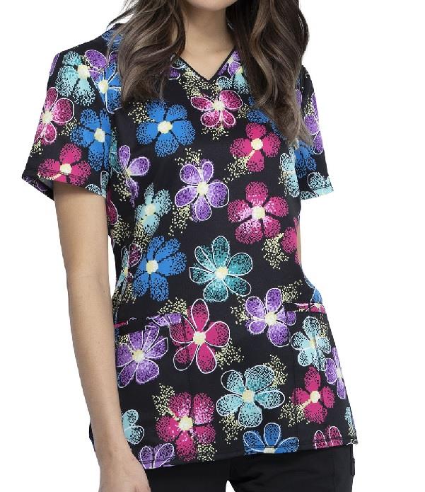 Cherokee Infinity V-Neck Top - Womens