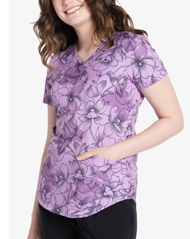 Cherokee Prints V-Neck Top - Womens