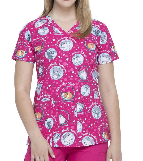 Dickies V-Neck Top - Womens