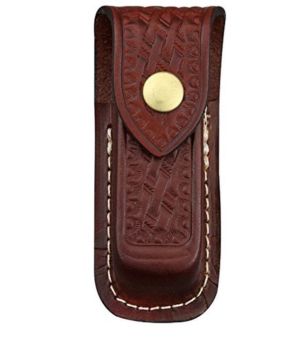 Victorinox Swiss Army Knife Zermatt Leather Pouch, Brown