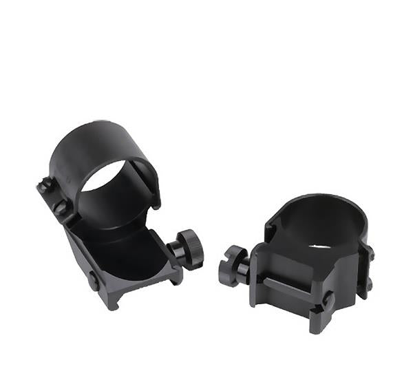 Weaver Detachable Ext. Top Mount Rings 30mm (High, Matte Black)