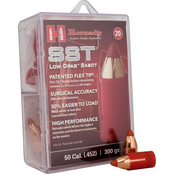 Hornady 50 Cal Sabot Low Drag 300GR SST
