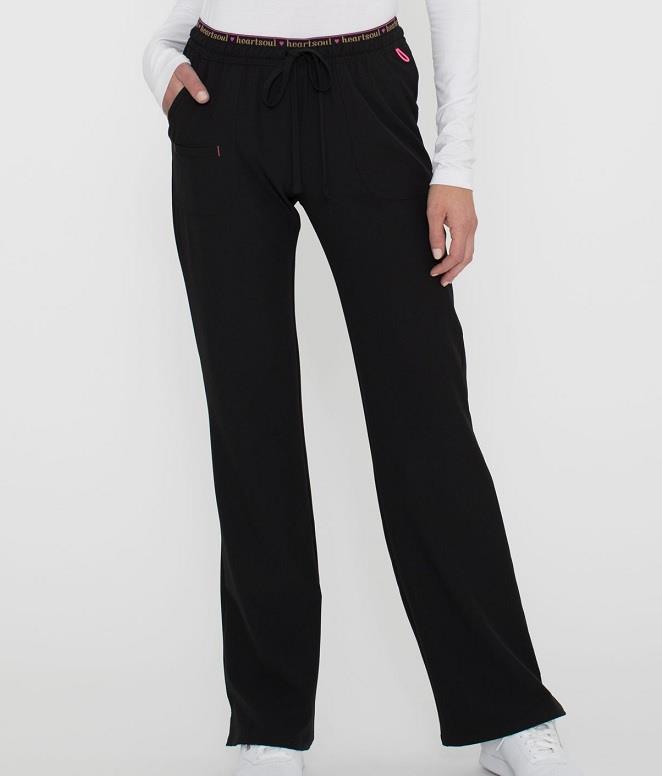 HeartSoul Low Rise Drawstring Flare Leg Pant - Womens