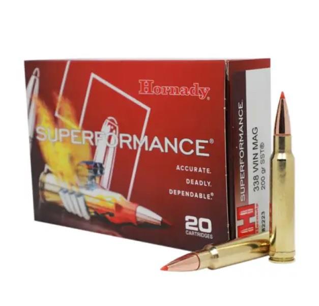 Superformance 338 Win Mag, 200 Gr., SST - 20 Count