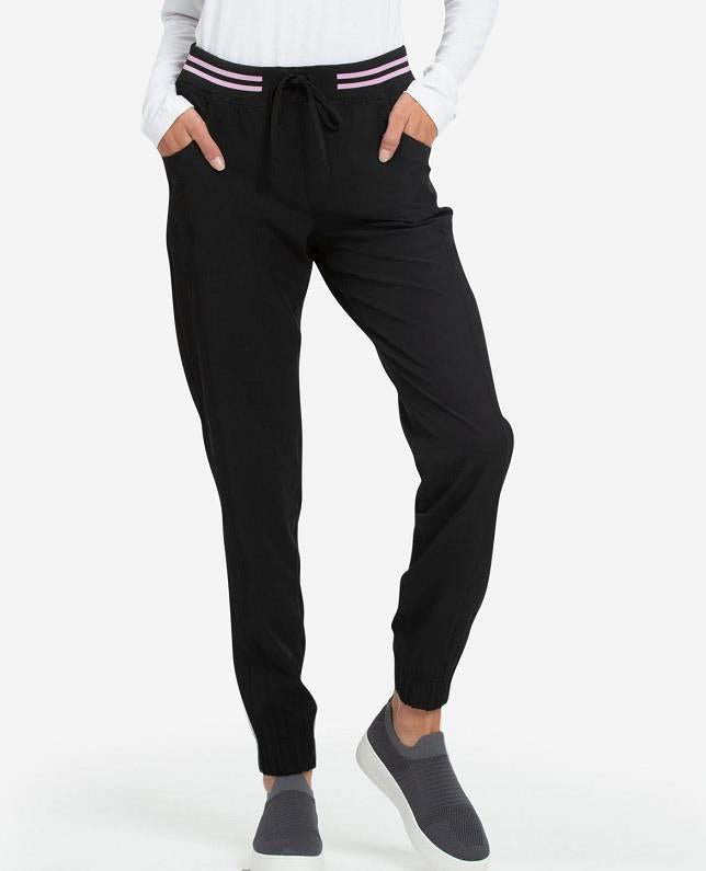 Heart & Soul Rib-Knit Waist Jogger - Womens