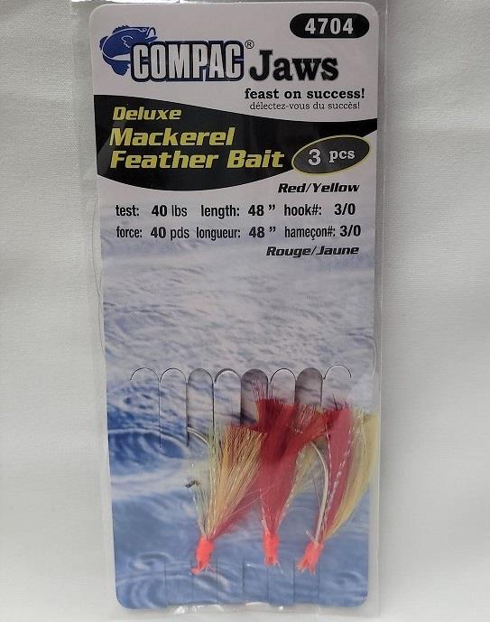 Compac Deluxe Mackerel Feather Bait