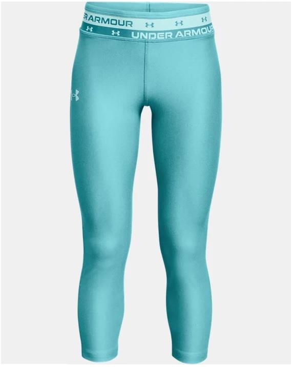 UA HeatGear Armour Heather Crop - Girls