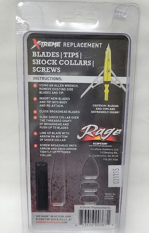 Rage X-treme Replacement Blades