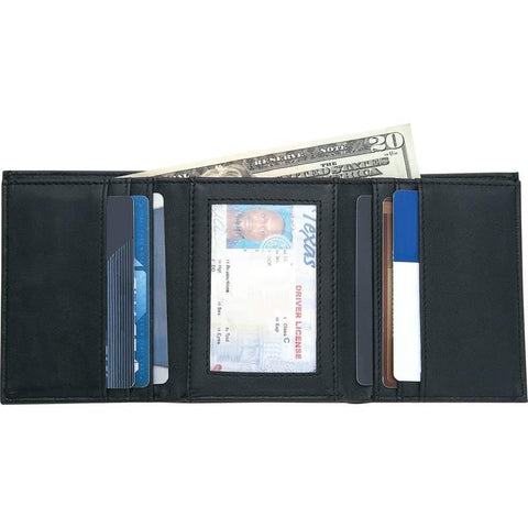 Embassy Solid Genuine Leather Tri-Fold Wallet