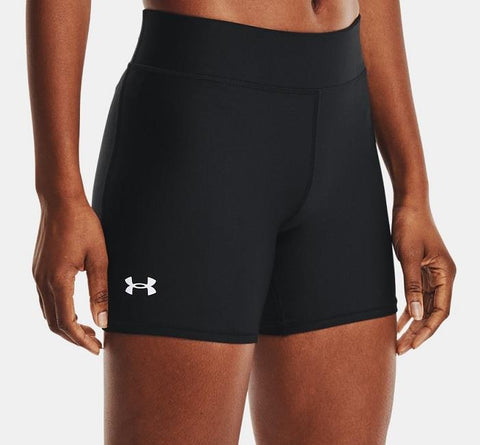 UA HeatGear Armour Mid Rise Middy Shorts - Womens