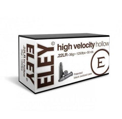 ELEY High Velocity HP .22LR 1250 FPS 38GR - 50 Rds