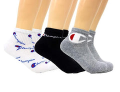 Champion Logo Ankle Socks 3 Pairs - Womens