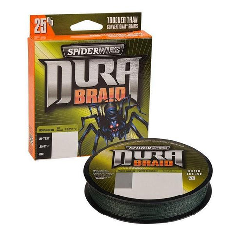 SpiderWire DuraBraid 80lbs 150yds - Moss Green
