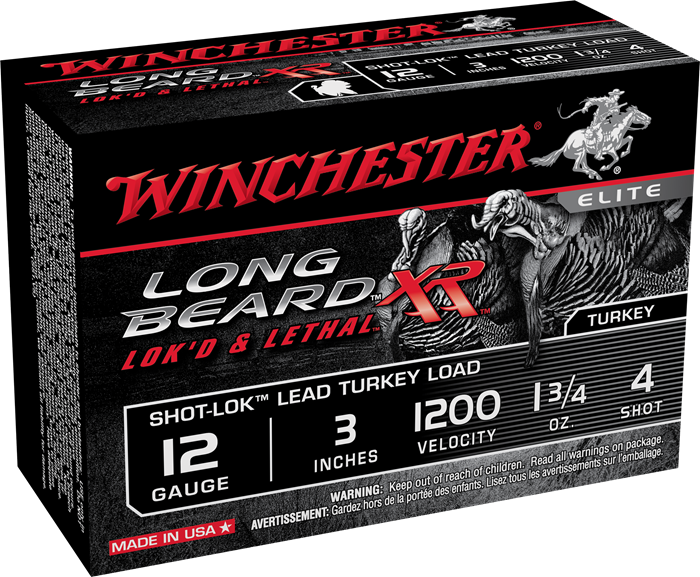 Winchester Long Beard 12 Gauge 3'' 1-3/4 OZ #4 1200 FPS
