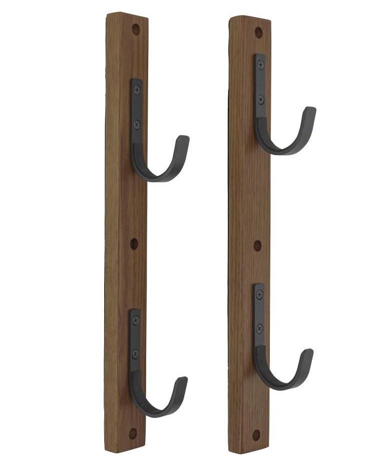 Allen Hardwood Gun Rack, Holds 2-Firearms