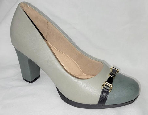 Court Shoe Medium Heel - Womens