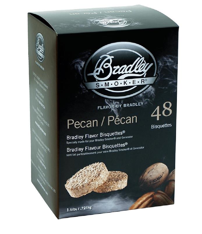 Bradley Smoker Pecan Wood Bisquettes - 48 Count