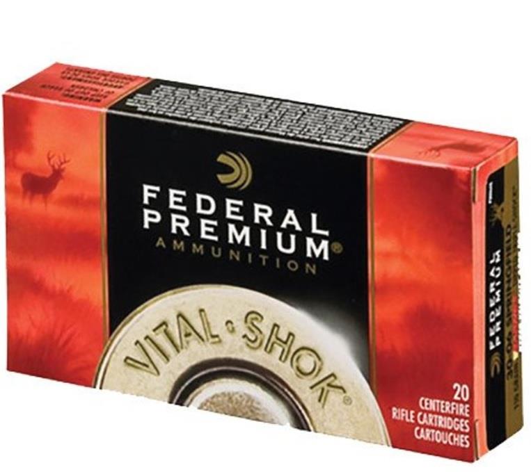 Federal Premium 338 WIN MAG 250GR Nosler Partition - 20Rnds