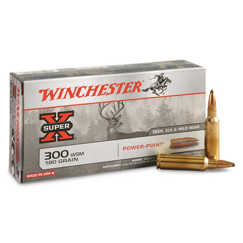 Winchester Super-X 300 WSM 180 Gr. Power Point
