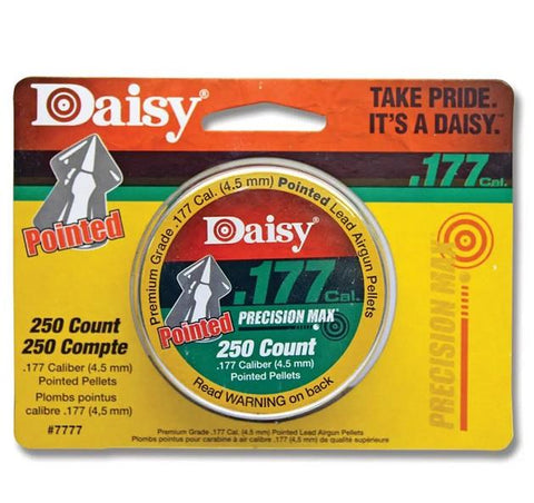 Daisy Precision Max .177 Pointed Pellets 250ct. Tin