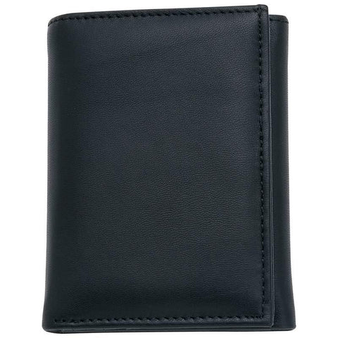 Embassy Solid Genuine Leather Tri-Fold Wallet
