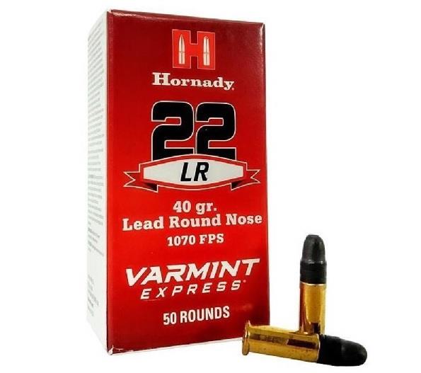 Hornady Varmit Express 22 LR 40GR LRN - 50ct